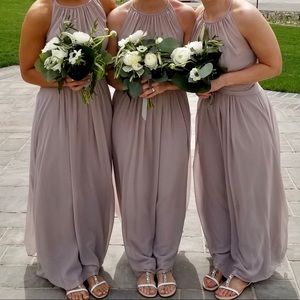Taupe Bridesmaid Dress